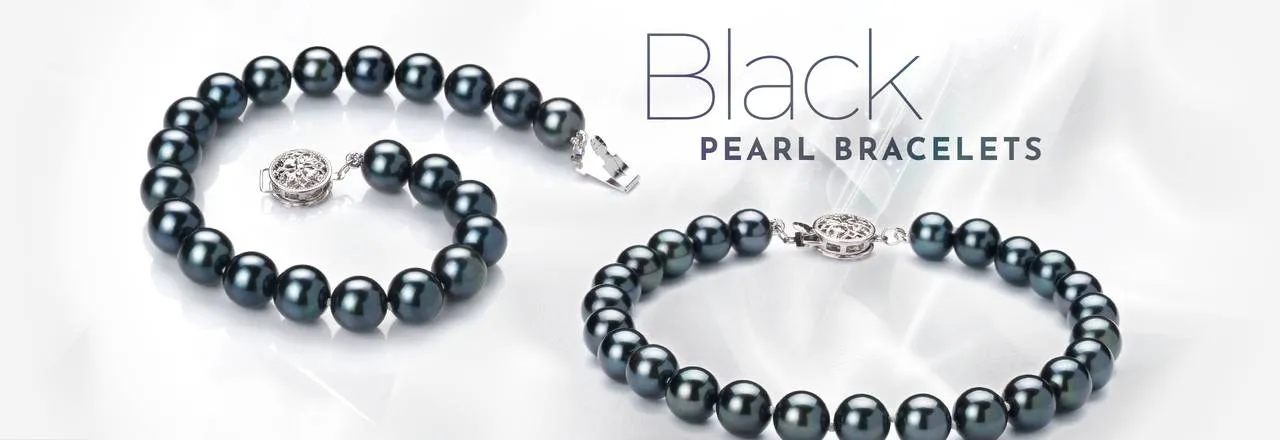 Landing banner for Black Pearl Bracelets