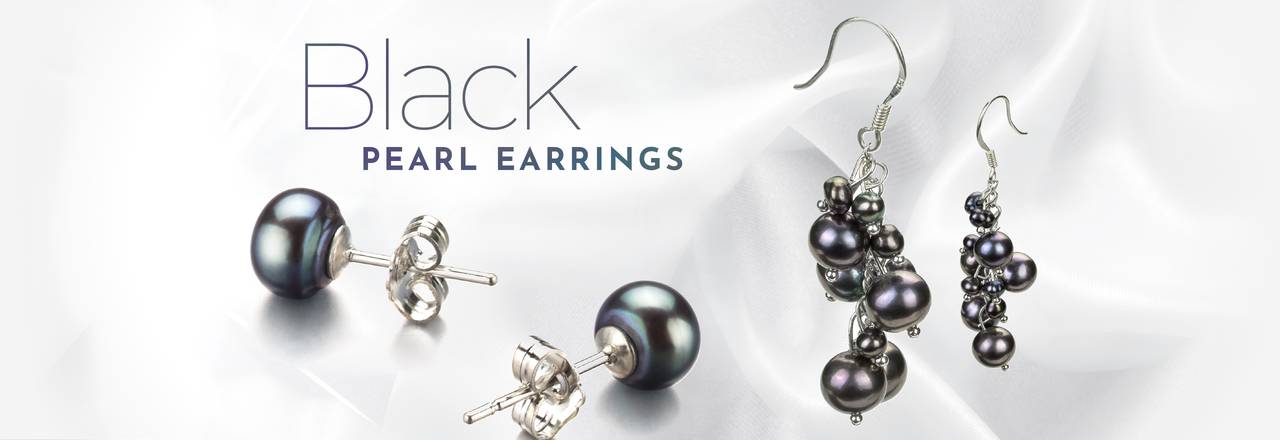 Landing banner for Black Pearl Earrings